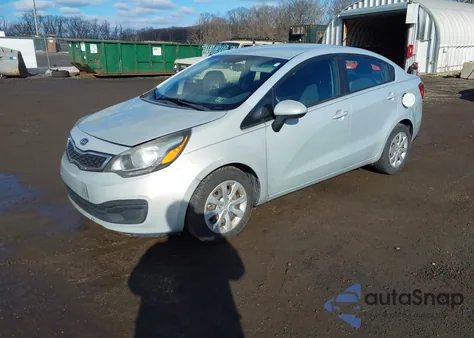 2013 Kia Rio Ex из США, поврежденный, VIN KNADN4A39D6114064